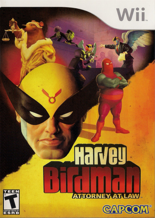 Harvey Birdman Attorney at Law box art for Wii